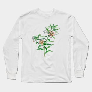 November 18th birthday flower Long Sleeve T-Shirt